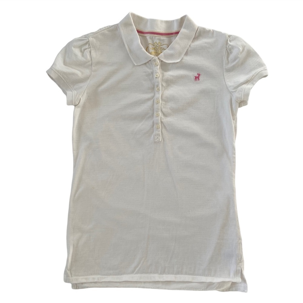 Old Navy Girl’s White Short Sleeves Polo XL